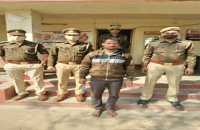 राजस्थान से आ रहे गांजा तस्कर को यूपी पुलिस ने दबोचा, ग्यारह किलो से अधिक गांजा बरामद