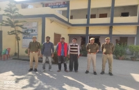 थाना जायस पुलिस द्वारा 03 नफर वांछित अभियुक्त गिरफ्तार