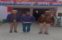 जगदीशपुर पुलिस 01 अवैध तमंचा, 02 कारतूस 12 बोर के साथ 01 अभियुक्त गिरफ्तार                