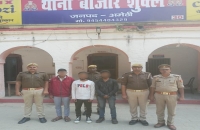 बाजार शुक्ल पुलिस द्वारा 03 नफर वांछित अभियुक्त गिरफ्तार