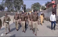 आईजी प्रवीण कुमार ने पुलिस टीम के साथ परिक्रमा मार्ग का किया निरीक्षण