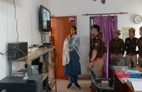 जिलाधिकारी व पुलिस अधीक्षक ने संयुक्त रूप से मतदान केंद्रों व महिला थाना का किया स्थलीय निरीक्षण