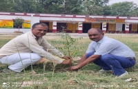 संंस्था प्रबंधक ने कम्पोजिट विद्यालय सेवरा विद्यालय परिसर मे इं.प्रधानाध्यापक संग किया वृक्षारोपण