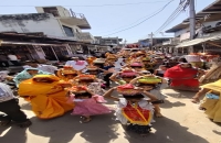 घर-घर की घट स्थापना मां के प्रथम स्वरूप मां शैलपुत्री की आराधना 