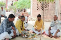 नगर में चार नए इंटर लॉकिंग निर्माण कार्य हेतु हुआ भूमिपूजन   जन-जन तक पहुंच रहा है लाभ - वैभव  